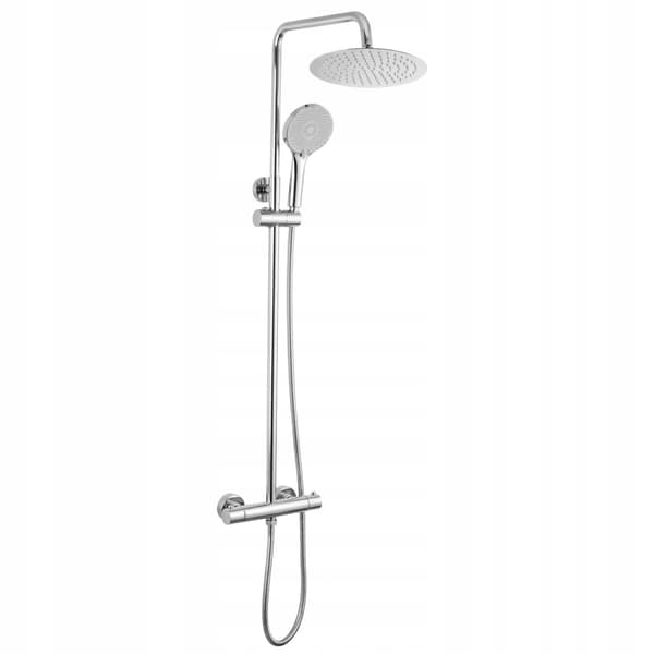 Duschset Krom Silver Termostat Lungo Modern