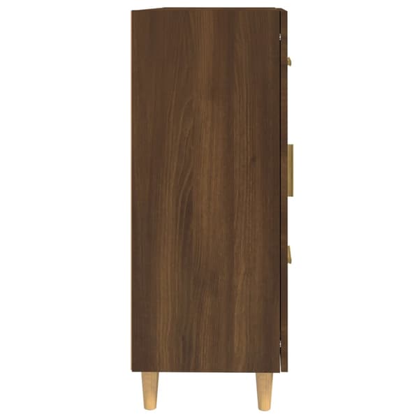 vidaXL kommode, brun eg, 69,5x34x90 cm, træbaseret materiale