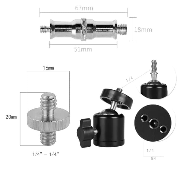 MOZOS AMC adapteri nippeli 1/4