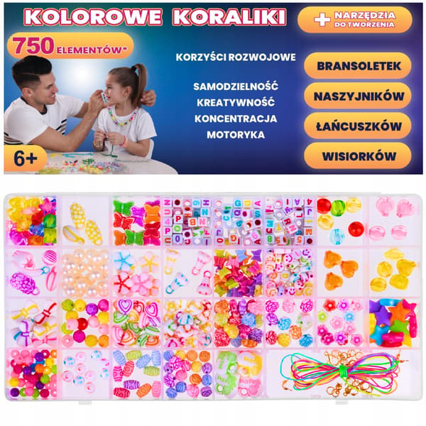 Perler til armbånd perlesæt til fremstilling af smykker TIL børn