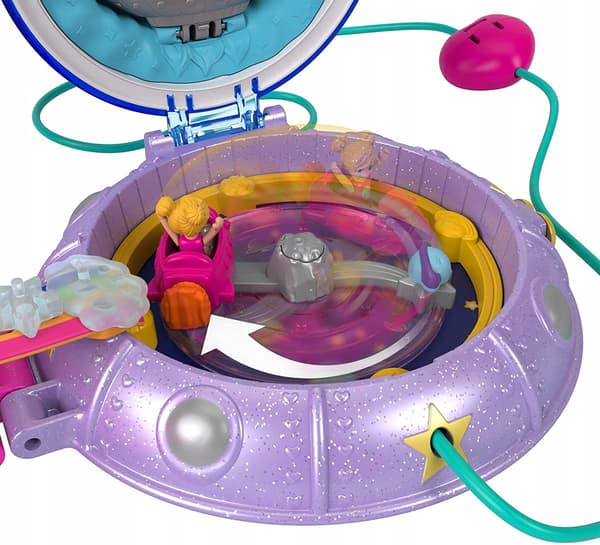 POLLY POCKET RYMDREASA SET MED 2 DOCKOR