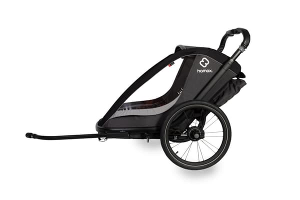 Hamax - COCOON ONE Cykeltrailer - Grå/Sort