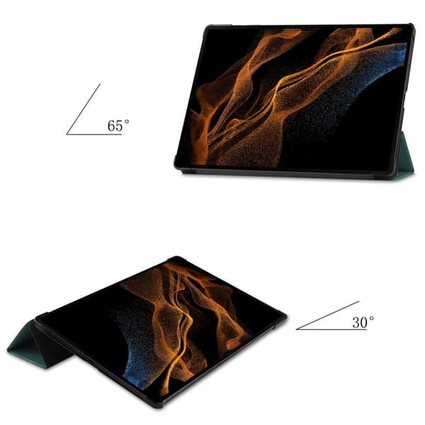 Etui til Samsung Galaxy Tab S9 Ultra, Smartcase, grøn