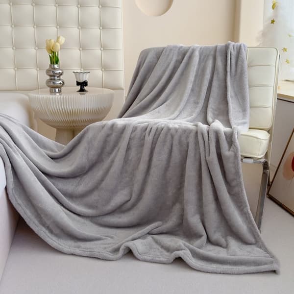 Sileä COSY-peitto 200x220 cm harmaa