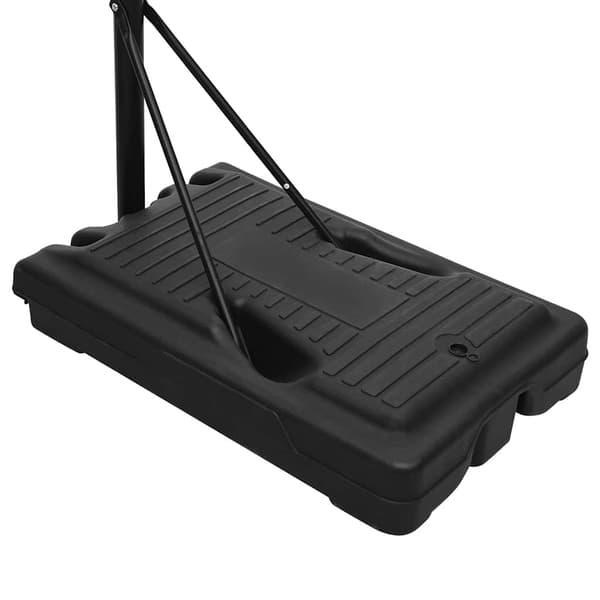 vidaXL Basketställ vit 237-307 cm polyeten