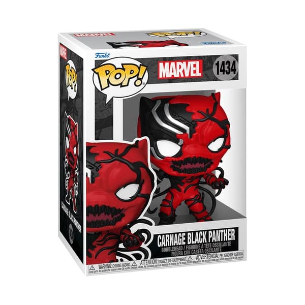 Funko POP Venom 1434 Carnage Black Panther samlerfigur