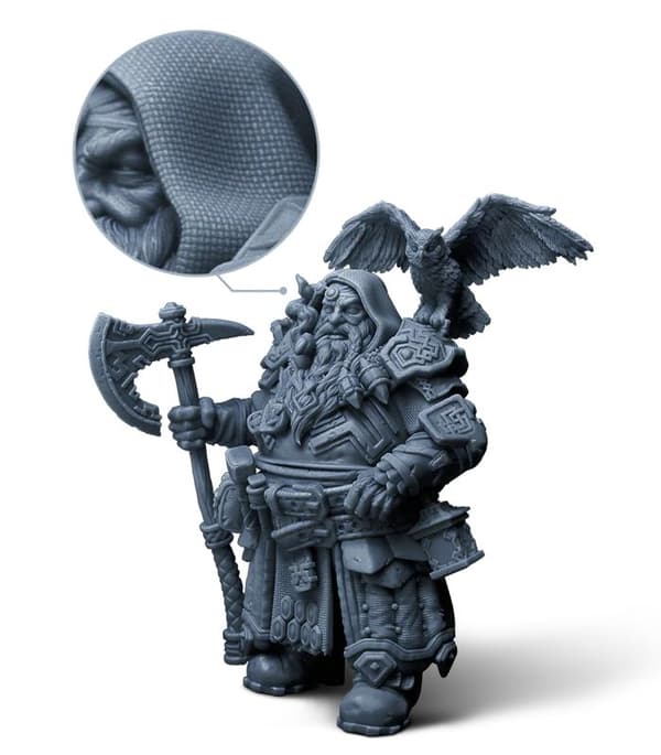 Phrozen Aqua Gray 8K 5kg 3D-printerharpiks
