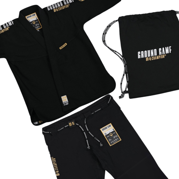 Ground Game Kimono/Gi BJJ Herre Champion 3.0 Sort A2