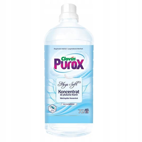 Purox Mega Soft sköljmedel 1,8 l - parfymfri