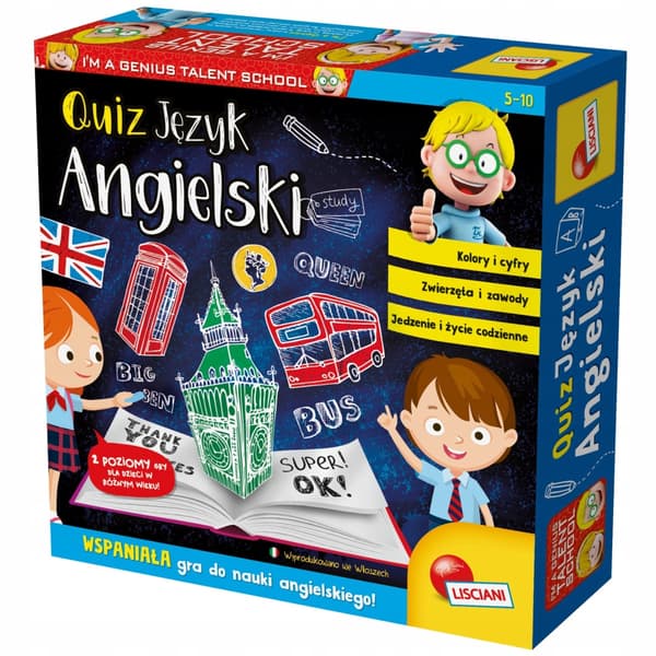 LISCIANI I'M A GENIUS QUIZ - ENGELSK 1979