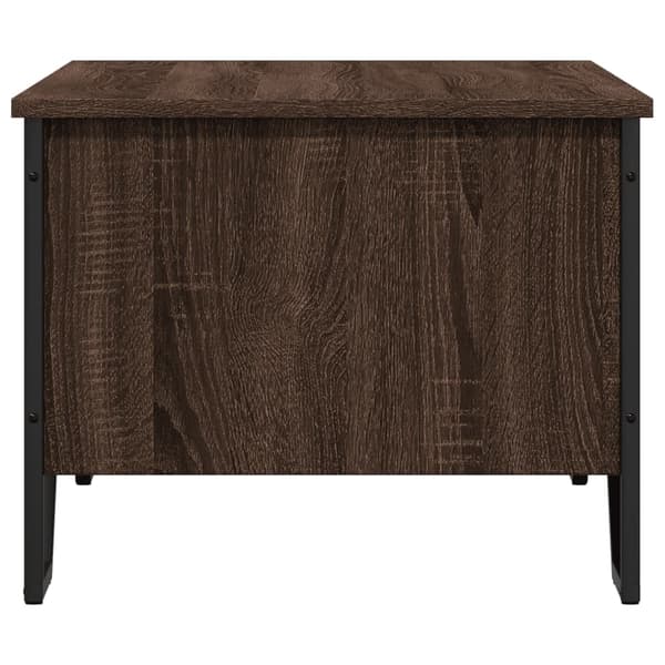 vidaXL sofabord brunt egetræ 100x51x40 cm
