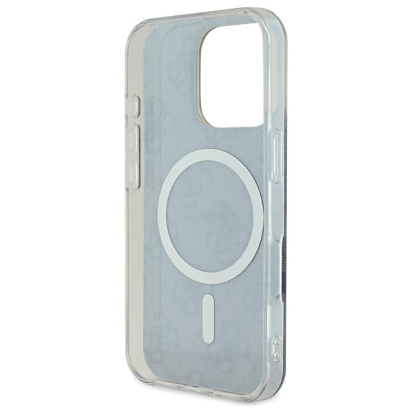 Guess IML 4G MagSafe-etui til iPhone 16 Pro, sort