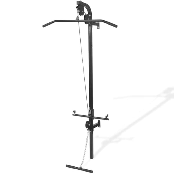 vidaXL Övre och nedre väggmonterad pull-up-stång
