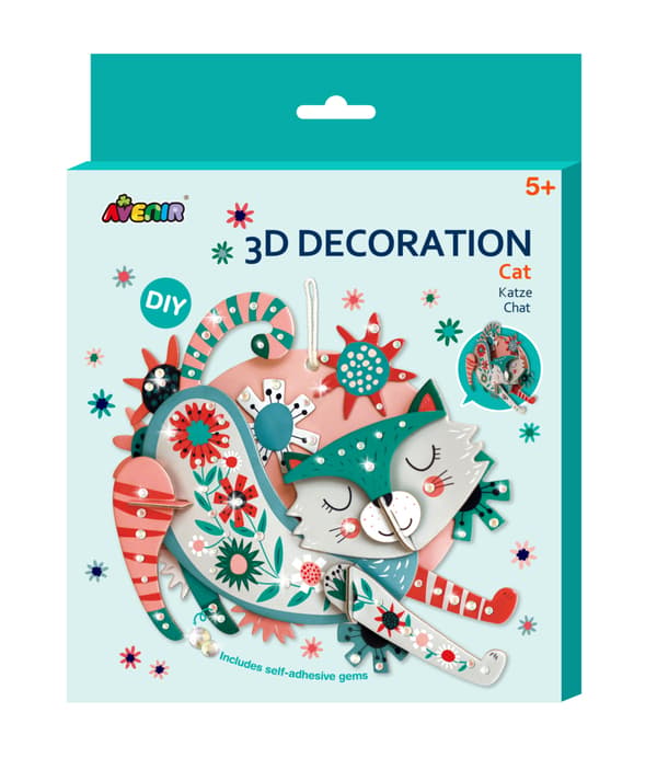 Tee-se-itse 3D-kissakoristelu