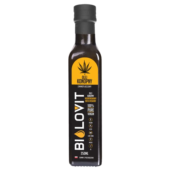 Bilovit - Koldpresset hampolie - 250 ml