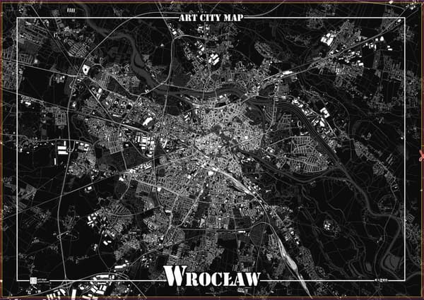 Dekorativ plakat - Wrocław