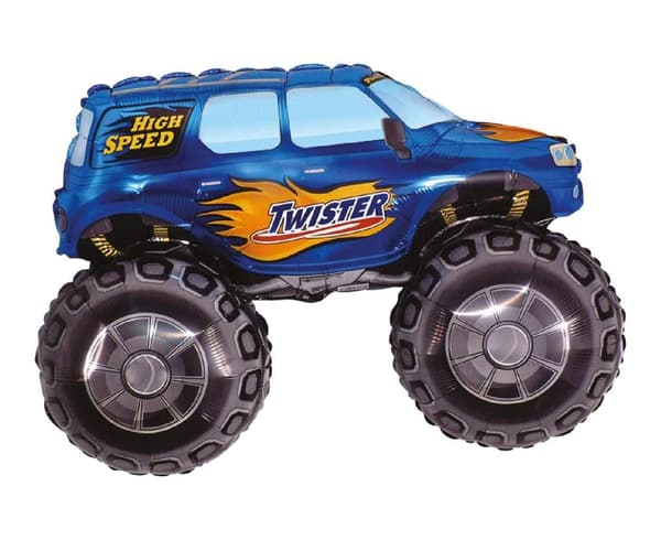 Folioilmapallo 61cm Twister auto sininen