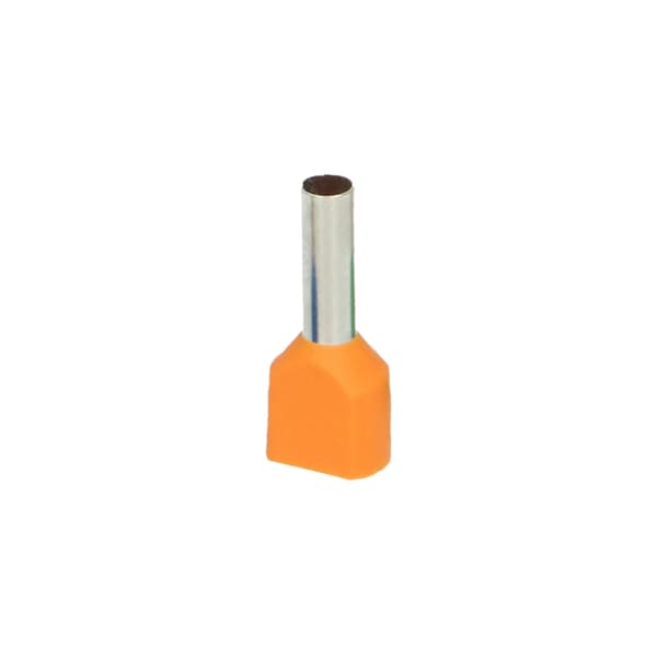 Dubbelisolerad kabelhylsa 4 mm2 Koppar 25 st Orange