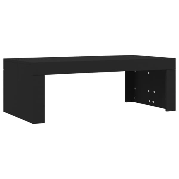 vidaXL sofabord, sort, 102x50x36 cm, træbaseret materiale