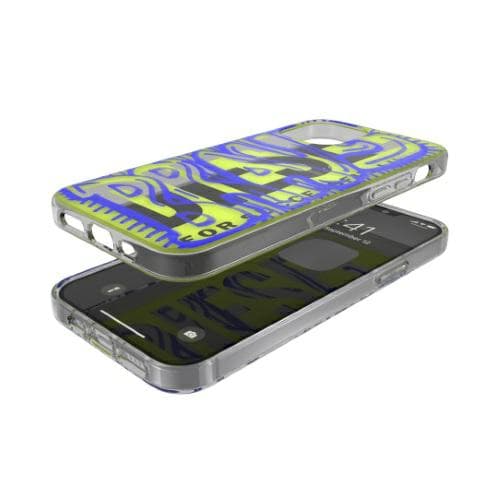 Diesel Snap Cover Klar AOP iPhone 12 Pro Max Blå Lime