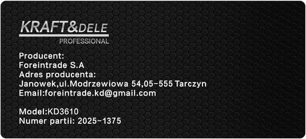 Arbetslampa 25W 2600lm KD3610