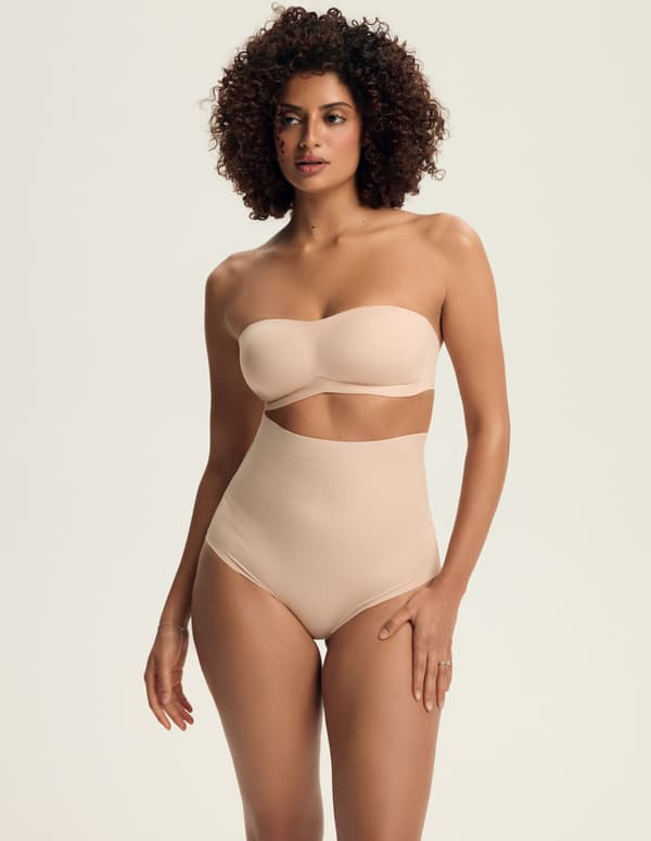 Slät Esotiq Vadderad BH | Beige 80B