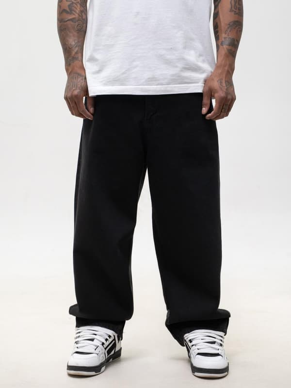 Breda Baggy Jeans Herr Svarta Method Sport Name M