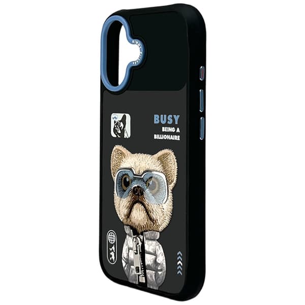 Nimmy Cool&Cute 2.0 -koirakotelo iPhone 17:lle, musta
