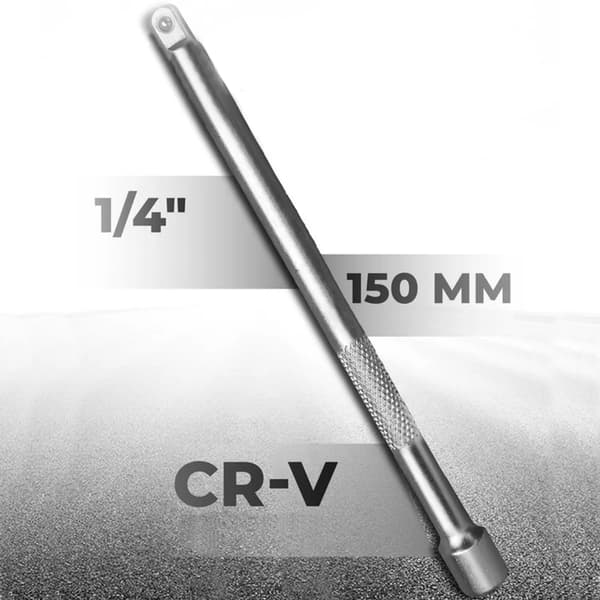 ROCKFORCE Förlängning 150mm 1/4" Cr-V stål