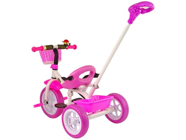 PRO100 Trehjuling Rosa Korg EVA Hjul