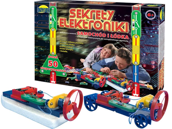 Hemligheterna bakom elektronik, bil och båt, 50 experiment, litet elektroniksystem