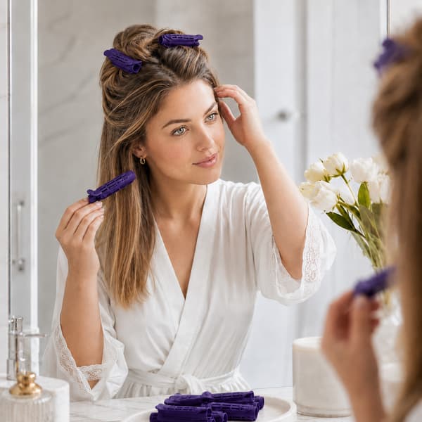 Mega Volume Hair Lifting Rotclips med Rulle