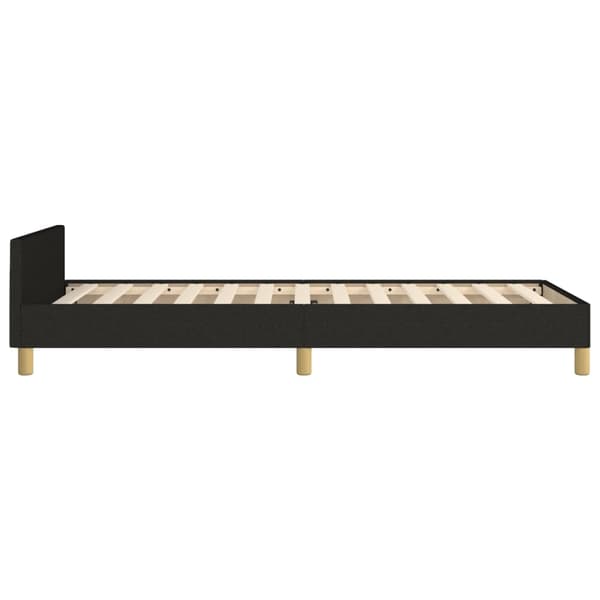 vidaXL sengestel uden madras sort 80x200 cm stof