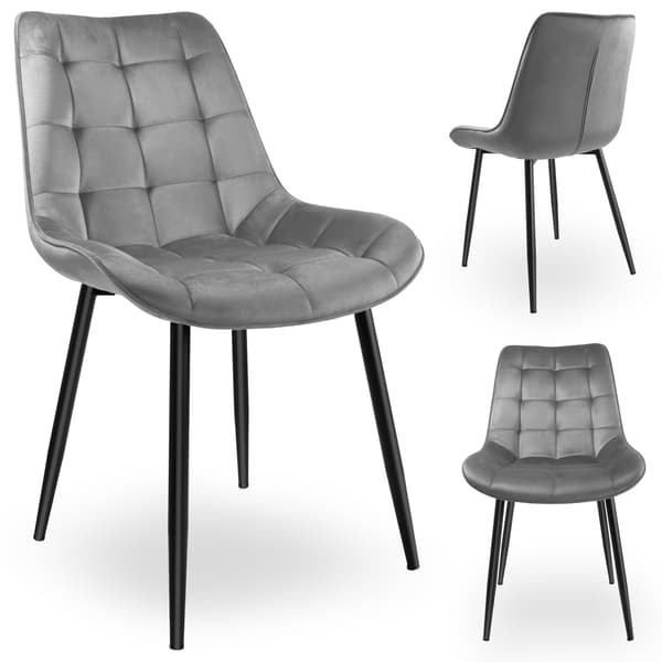 NORMAN Velvet grafitfløjlsstol