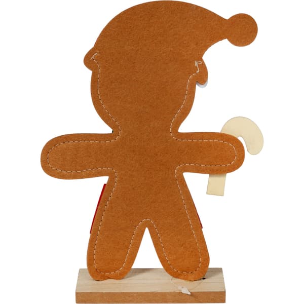 Julefiltfigur peberkagemand 20 cm