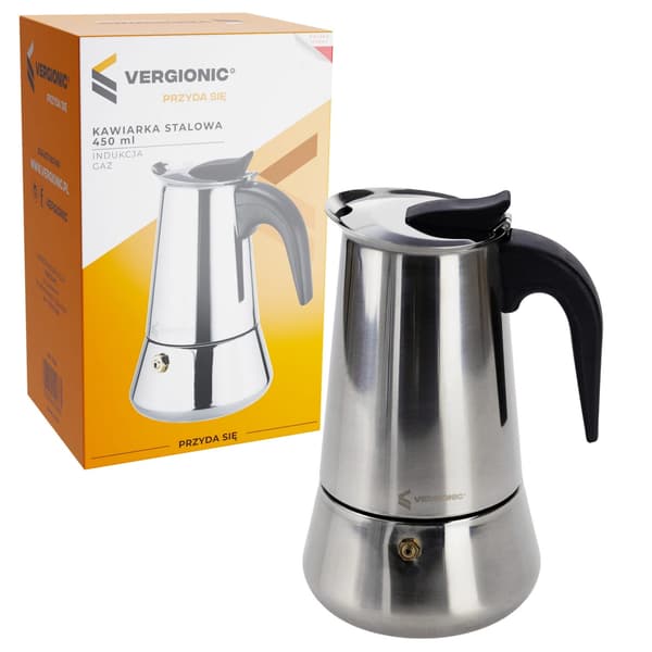 Kaffebryggare i stål 450 ml Vergionic