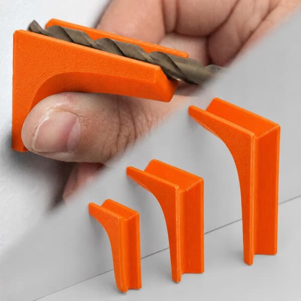90-graders boreguide 3D-printsæt med 3 størrelser