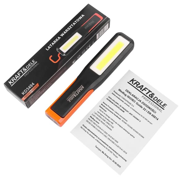 KD3494 genopladelig værkstedslampe