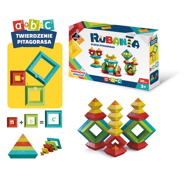 Rubanta. Pythagoras-klodser 30 brikker