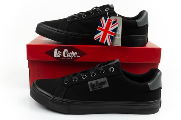 Lee Cooper Lc Flex Canvas Sort Herre [LCW-26-02-4092M] størrelse 45