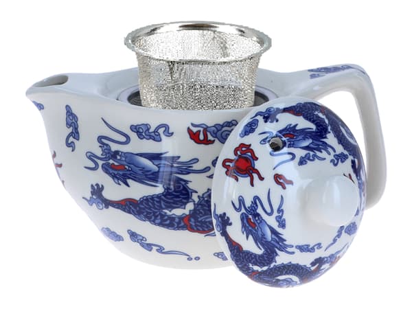 Keramisk elkedel med infuser