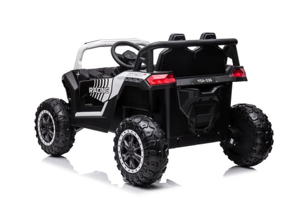 Batteridriven bil YSA036 Vit 4x4