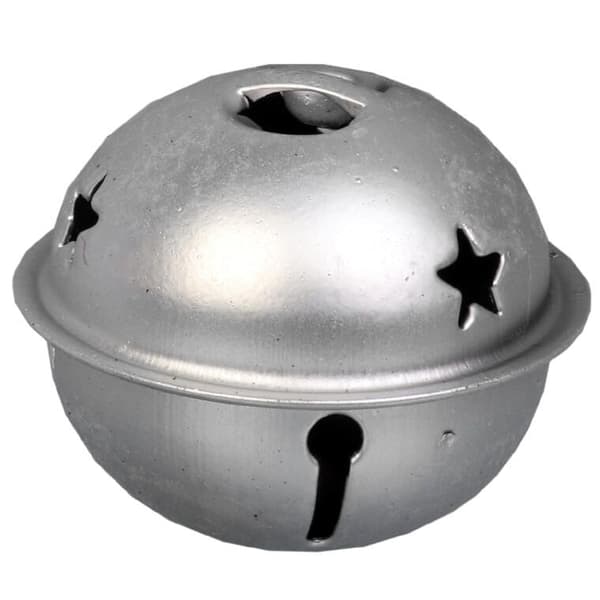 JULTEKLOCKA 4 CM SILVERMETALLHÄNGEN