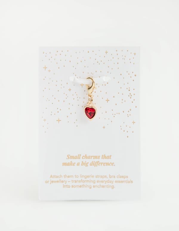 Charm hjertevedhæng LOVELY Esotiq | guld ONE