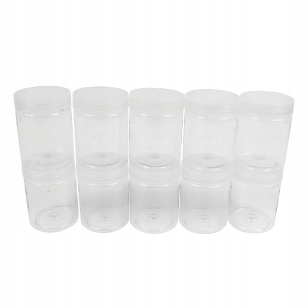 Burklåda plastförvaringsbehållare 250ml Ø67mm