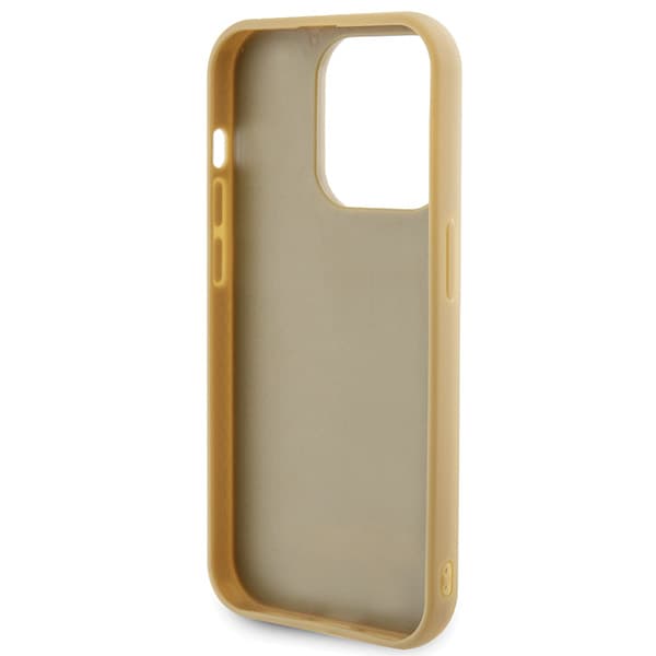 Guess Disco Metal Script-skal till iPhone 15 Pro, guld
