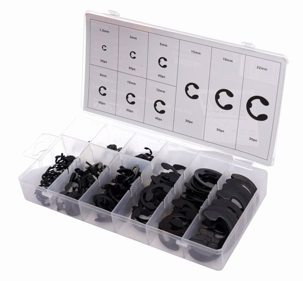 E-clips låsringsmonteringssats 300 st KD10484