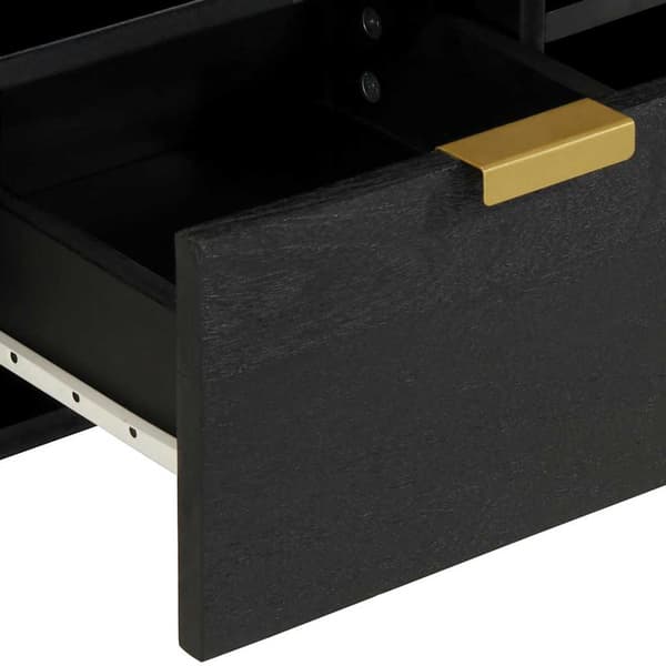 vidaXL TV-bord, sort, 100x33x46 cm