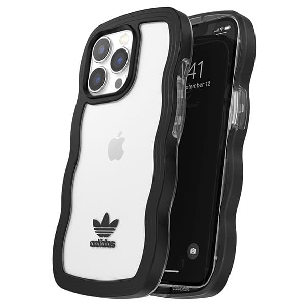 Adidas cover til iPhone 13 Pro /13 sort-transparent