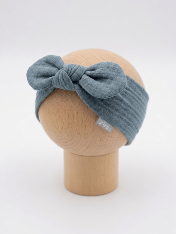 Muslin pandebånd (grå)